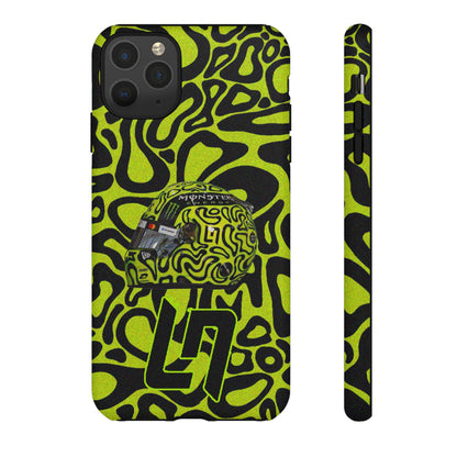 Lando Norris Helmet Design Phone Case, Formula 1 Fans, McLaren Fans, Tough Cases, Protective Cover, iPhone Case
